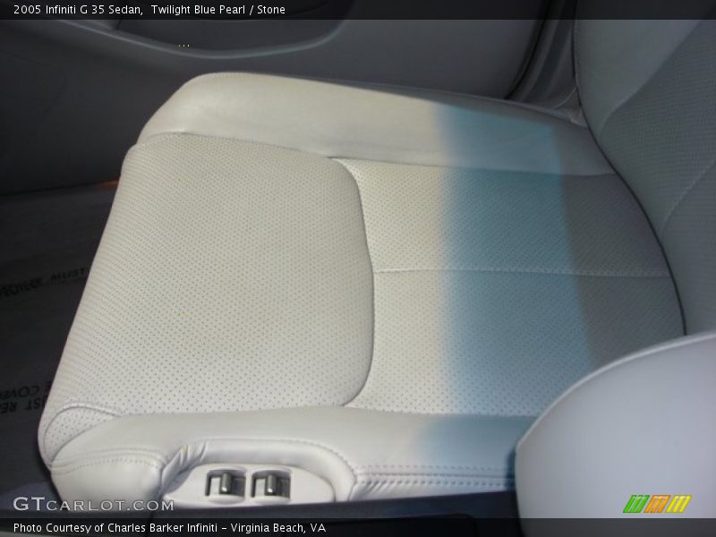 Twilight Blue Pearl / Stone 2005 Infiniti G 35 Sedan