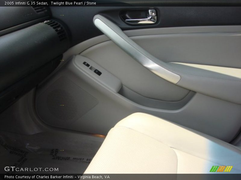Twilight Blue Pearl / Stone 2005 Infiniti G 35 Sedan