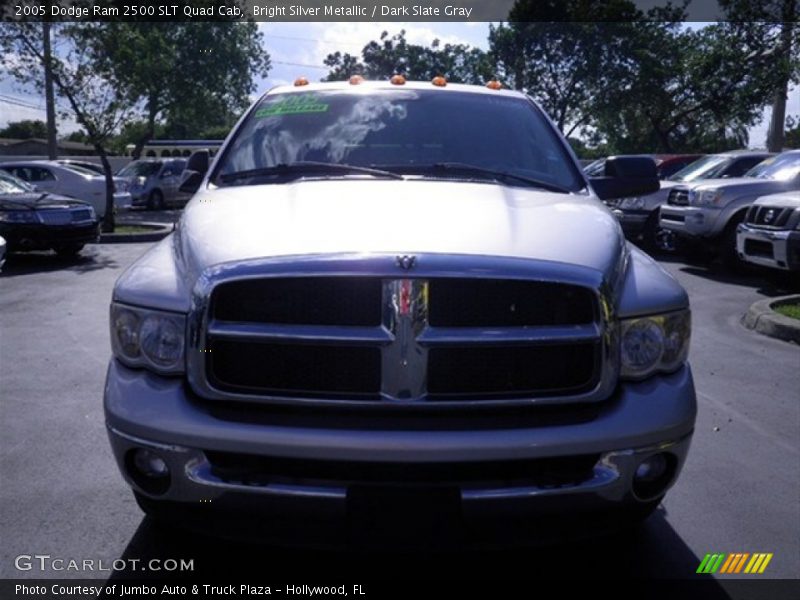 Bright Silver Metallic / Dark Slate Gray 2005 Dodge Ram 2500 SLT Quad Cab