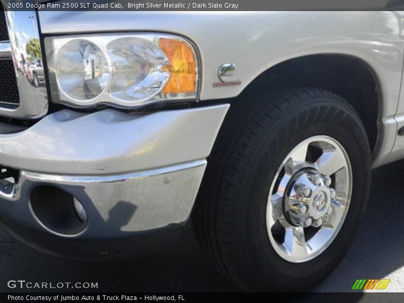 Bright Silver Metallic / Dark Slate Gray 2005 Dodge Ram 2500 SLT Quad Cab