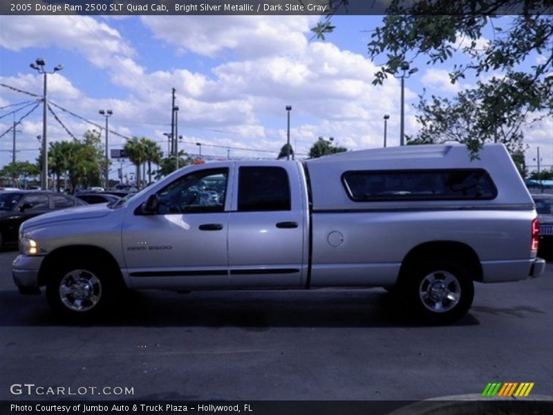 Bright Silver Metallic / Dark Slate Gray 2005 Dodge Ram 2500 SLT Quad Cab