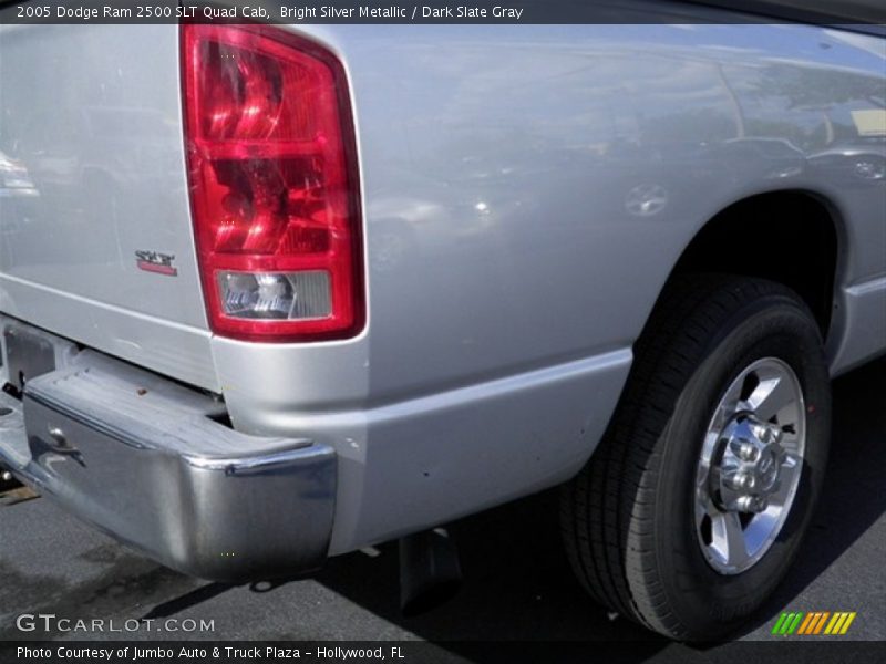 Bright Silver Metallic / Dark Slate Gray 2005 Dodge Ram 2500 SLT Quad Cab