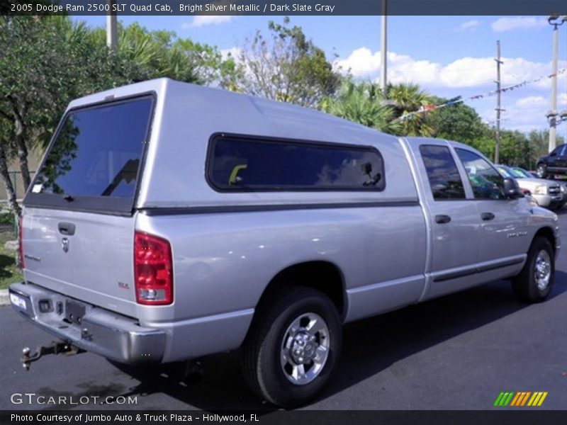 Bright Silver Metallic / Dark Slate Gray 2005 Dodge Ram 2500 SLT Quad Cab