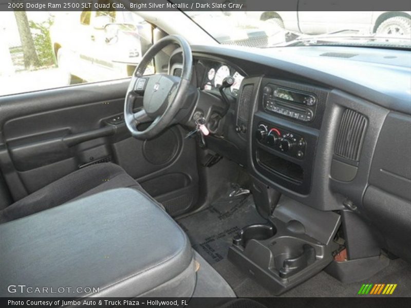 Bright Silver Metallic / Dark Slate Gray 2005 Dodge Ram 2500 SLT Quad Cab