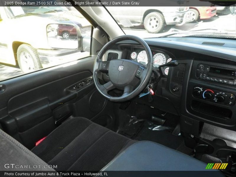 Bright Silver Metallic / Dark Slate Gray 2005 Dodge Ram 2500 SLT Quad Cab