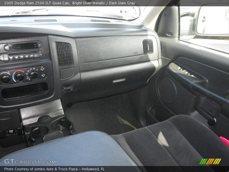 Bright Silver Metallic / Dark Slate Gray 2005 Dodge Ram 2500 SLT Quad Cab
