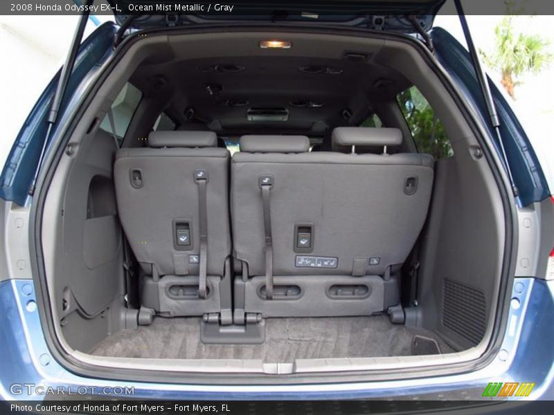 Ocean Mist Metallic / Gray 2008 Honda Odyssey EX-L