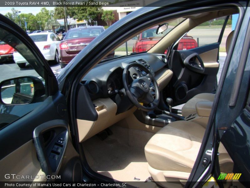 Black Forest Pearl / Sand Beige 2009 Toyota RAV4 4WD