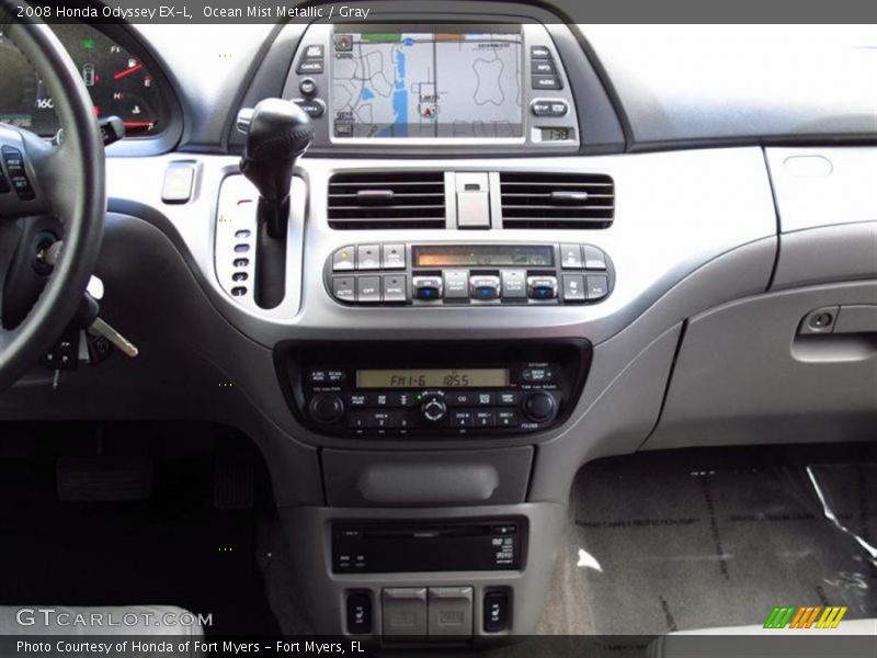 Ocean Mist Metallic / Gray 2008 Honda Odyssey EX-L