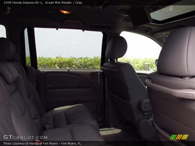 Ocean Mist Metallic / Gray 2008 Honda Odyssey EX-L
