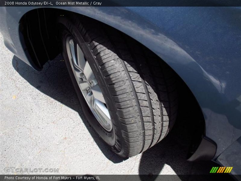 Ocean Mist Metallic / Gray 2008 Honda Odyssey EX-L