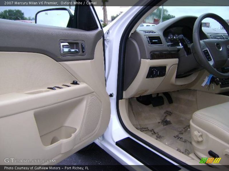 Oxford White / Camel 2007 Mercury Milan V6 Premier