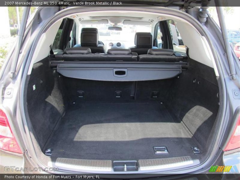 Verde Brook Metallic / Black 2007 Mercedes-Benz ML 350 4Matic