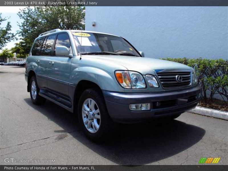 Eucalytpus Green Mica / Ivory 2003 Lexus LX 470 4x4