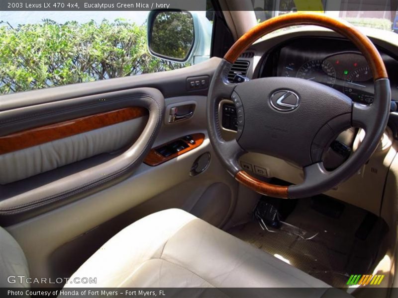 Eucalytpus Green Mica / Ivory 2003 Lexus LX 470 4x4