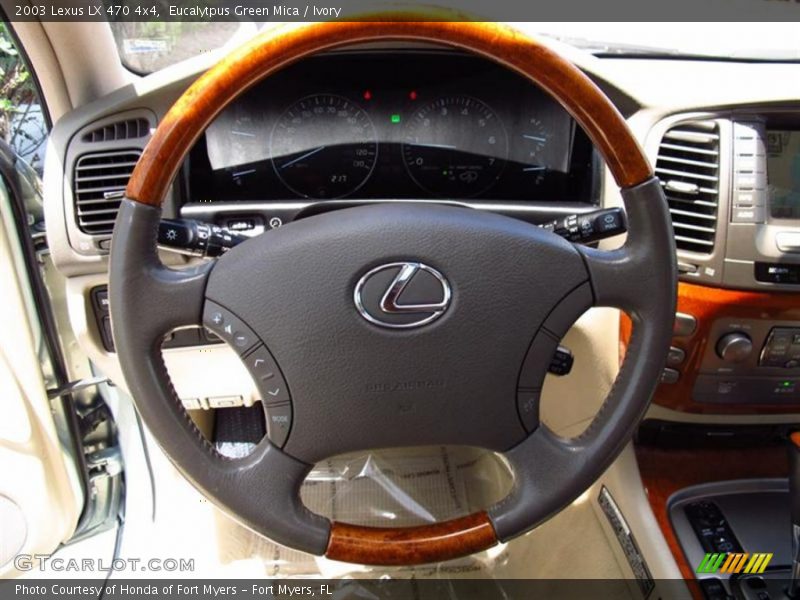 Eucalytpus Green Mica / Ivory 2003 Lexus LX 470 4x4