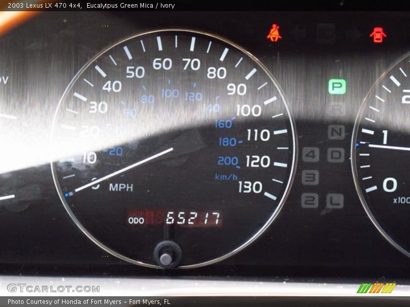 Eucalytpus Green Mica / Ivory 2003 Lexus LX 470 4x4