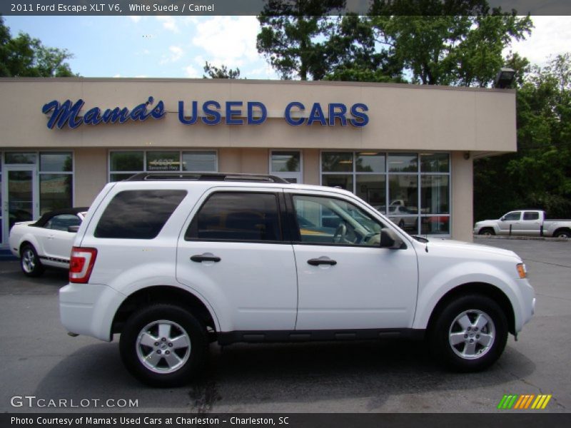White Suede / Camel 2011 Ford Escape XLT V6