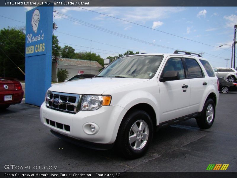 White Suede / Camel 2011 Ford Escape XLT V6