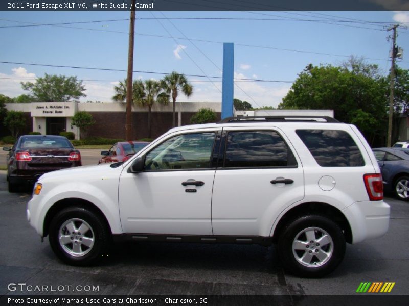 White Suede / Camel 2011 Ford Escape XLT V6
