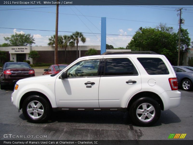 White Suede / Camel 2011 Ford Escape XLT V6