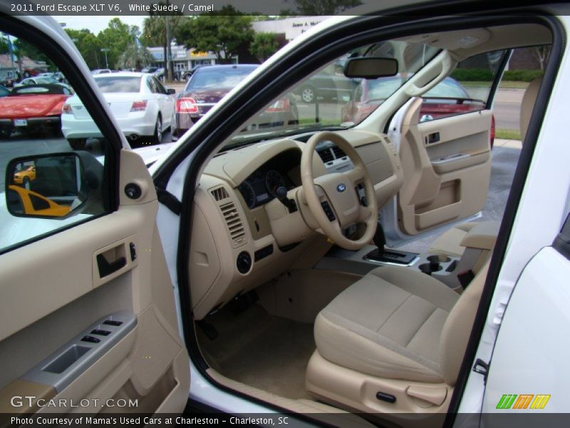 White Suede / Camel 2011 Ford Escape XLT V6