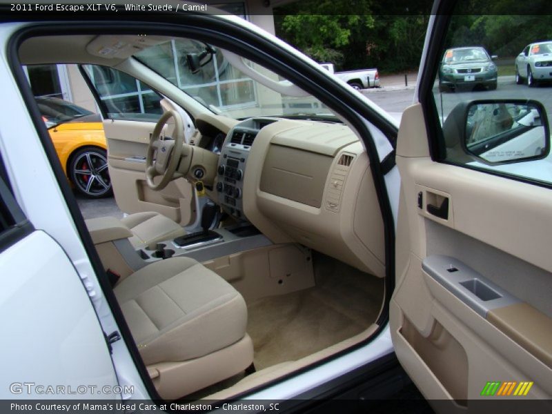 White Suede / Camel 2011 Ford Escape XLT V6