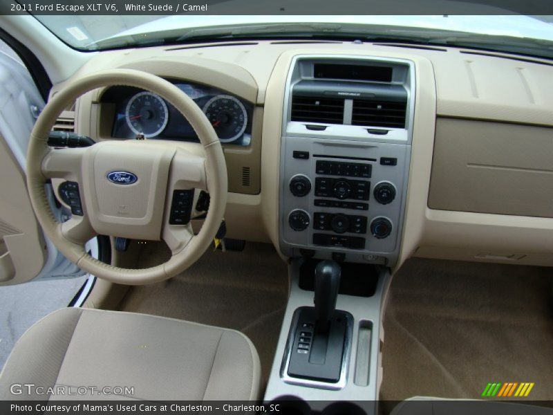 White Suede / Camel 2011 Ford Escape XLT V6