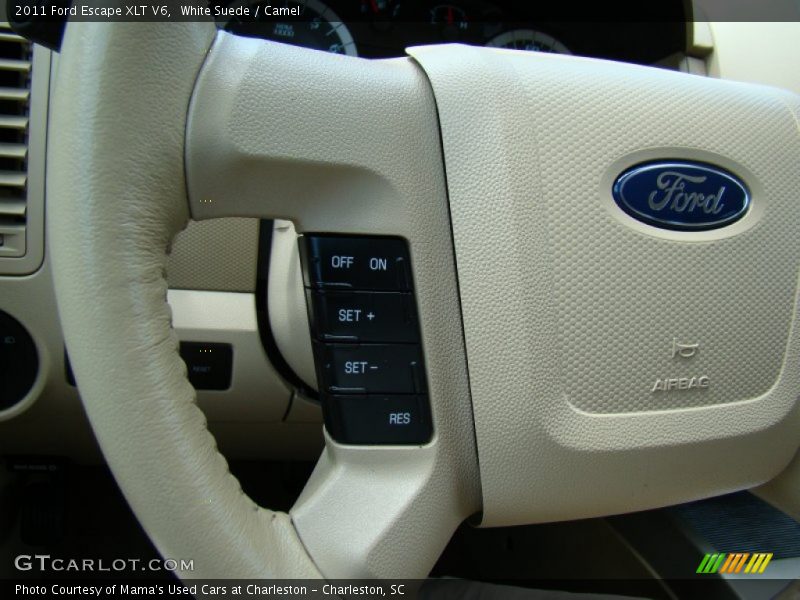 White Suede / Camel 2011 Ford Escape XLT V6