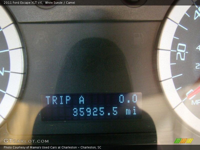 White Suede / Camel 2011 Ford Escape XLT V6