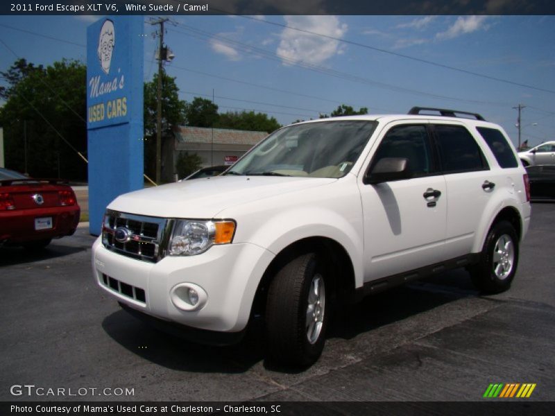 White Suede / Camel 2011 Ford Escape XLT V6