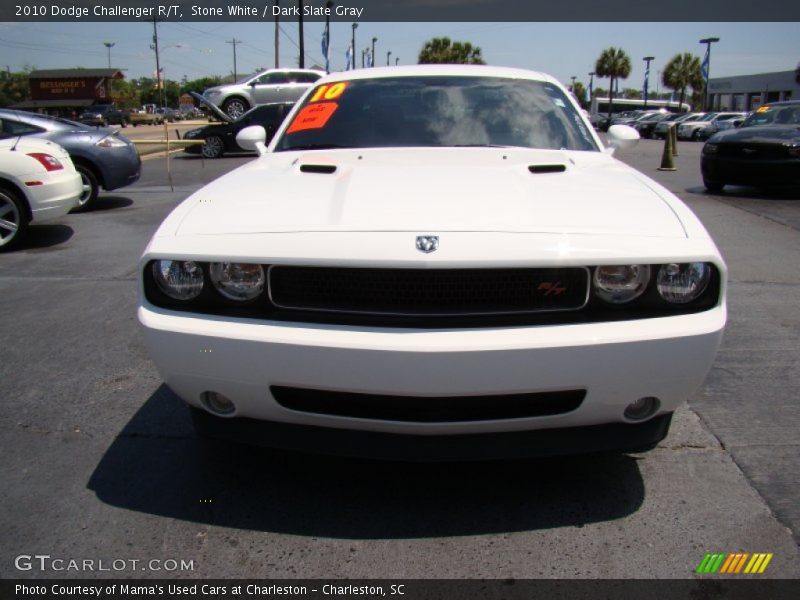 Stone White / Dark Slate Gray 2010 Dodge Challenger R/T