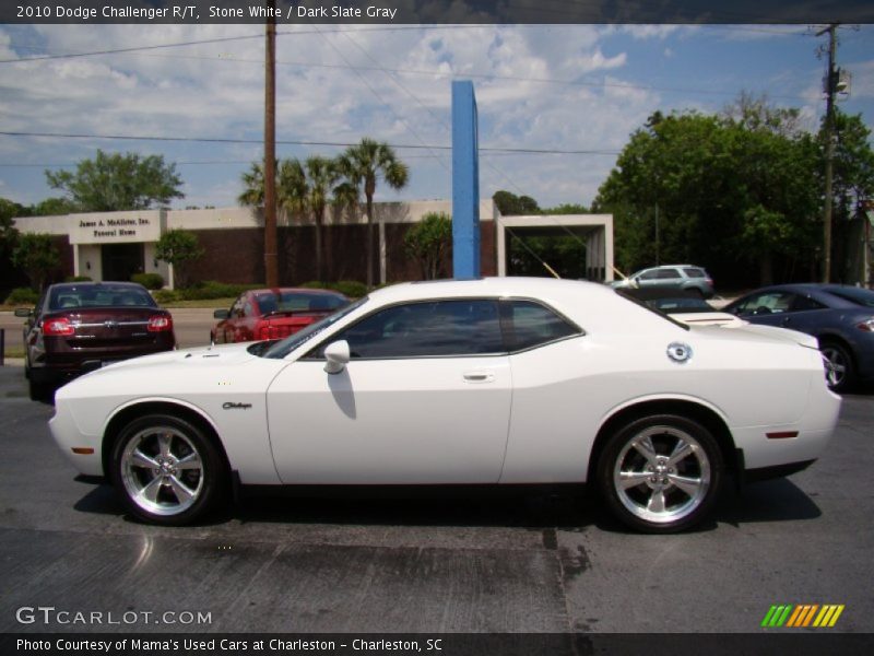 Stone White / Dark Slate Gray 2010 Dodge Challenger R/T