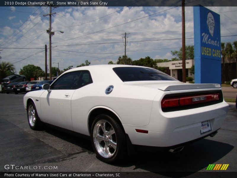 Stone White / Dark Slate Gray 2010 Dodge Challenger R/T