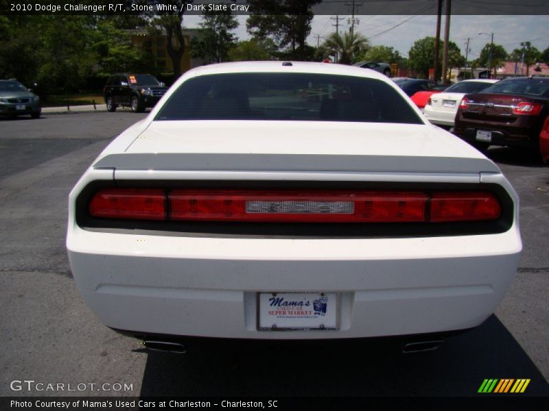 Stone White / Dark Slate Gray 2010 Dodge Challenger R/T