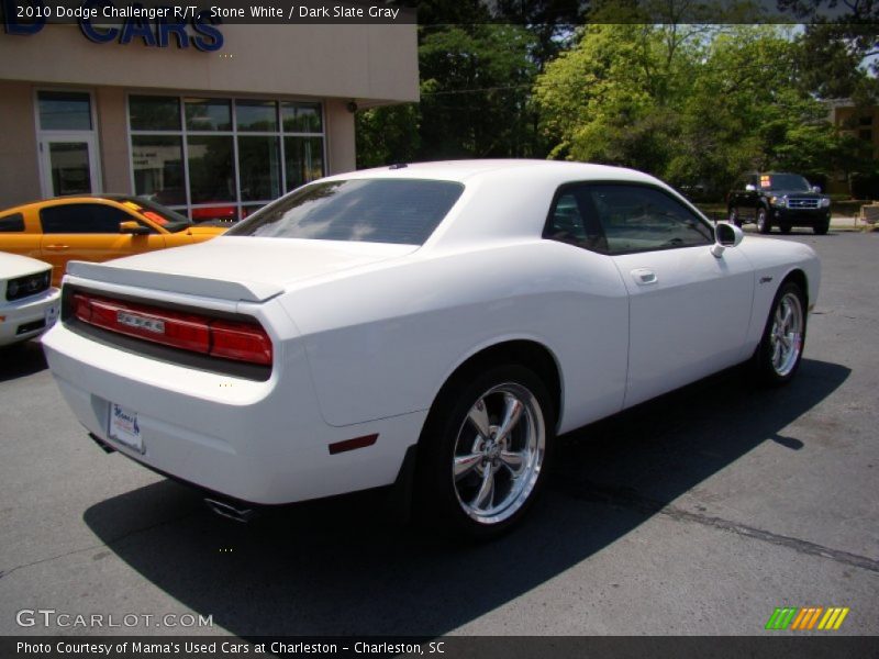 Stone White / Dark Slate Gray 2010 Dodge Challenger R/T