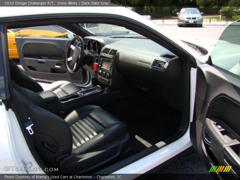 Stone White / Dark Slate Gray 2010 Dodge Challenger R/T