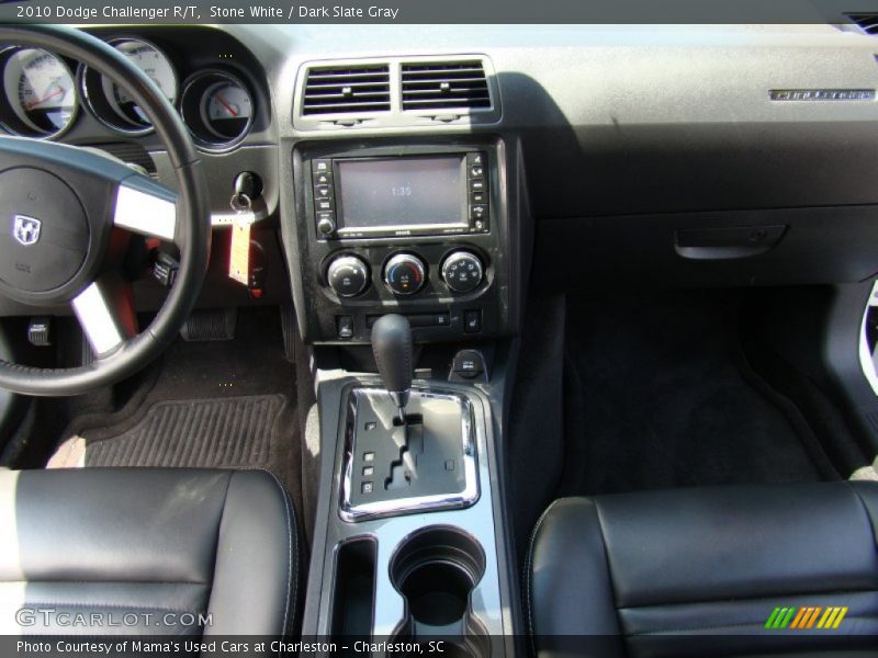 Stone White / Dark Slate Gray 2010 Dodge Challenger R/T