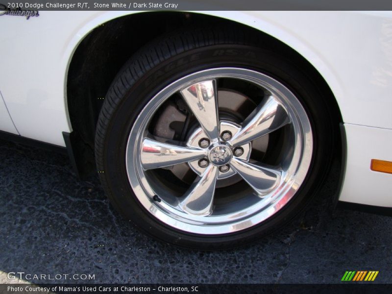 Stone White / Dark Slate Gray 2010 Dodge Challenger R/T