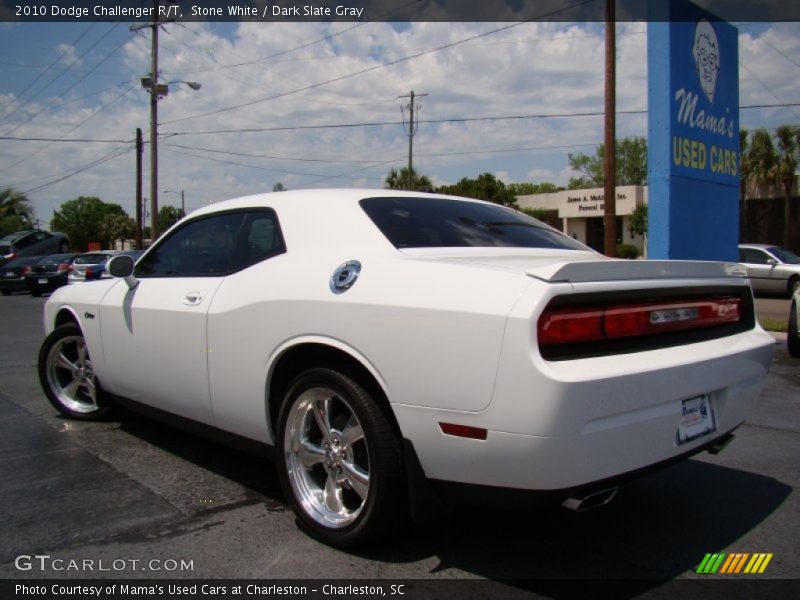 Stone White / Dark Slate Gray 2010 Dodge Challenger R/T