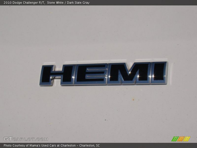 Stone White / Dark Slate Gray 2010 Dodge Challenger R/T