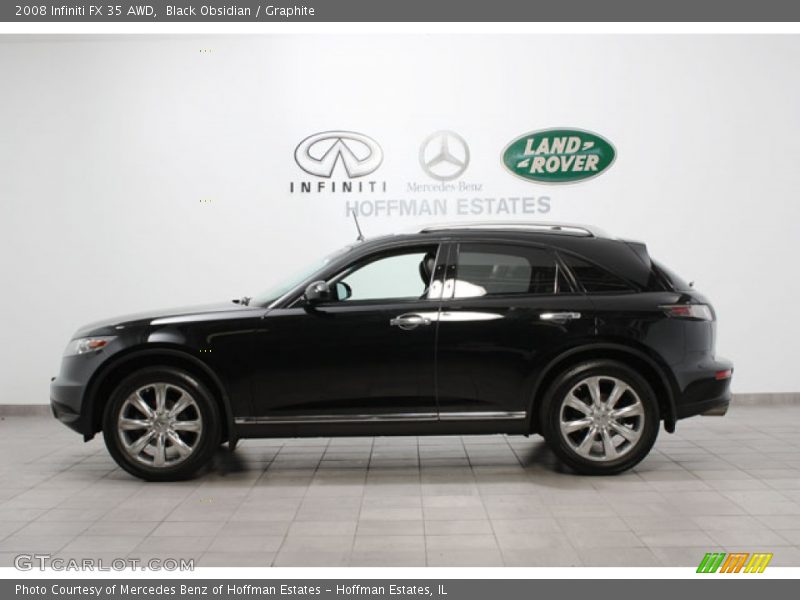 Black Obsidian / Graphite 2008 Infiniti FX 35 AWD