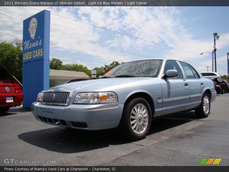 Light Ice Blue Metallic / Light Camel 2011 Mercury Grand Marquis LS Ultimate Edition