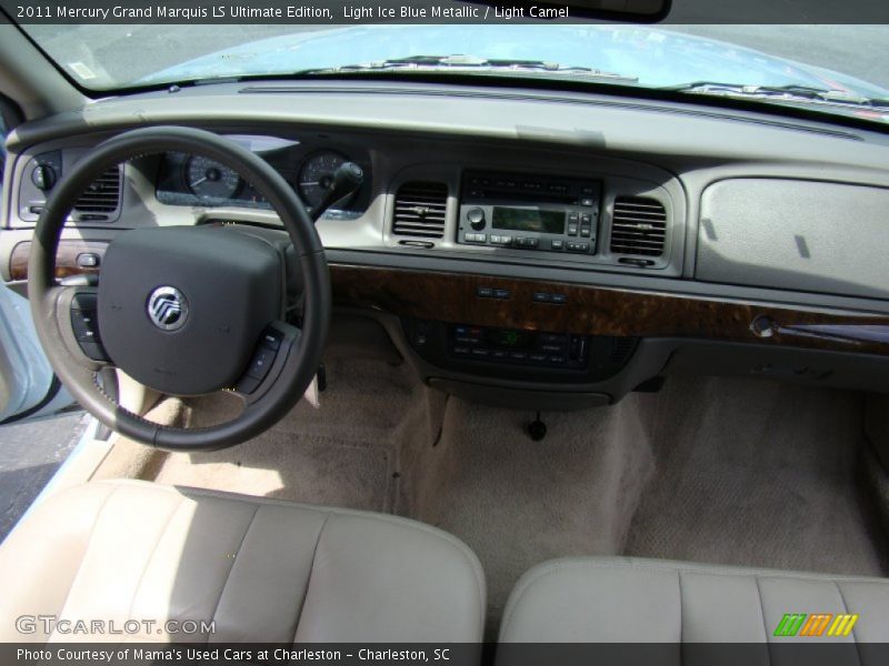 Light Ice Blue Metallic / Light Camel 2011 Mercury Grand Marquis LS Ultimate Edition