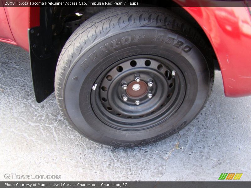 Impulse Red Pearl / Taupe 2008 Toyota Tacoma PreRunner Access Cab