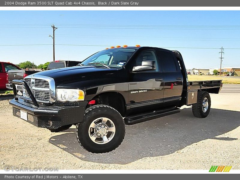 Black / Dark Slate Gray 2004 Dodge Ram 3500 SLT Quad Cab 4x4 Chassis