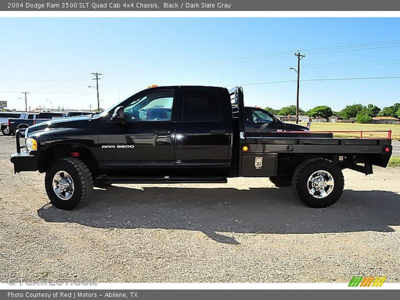 Black / Dark Slate Gray 2004 Dodge Ram 3500 SLT Quad Cab 4x4 Chassis