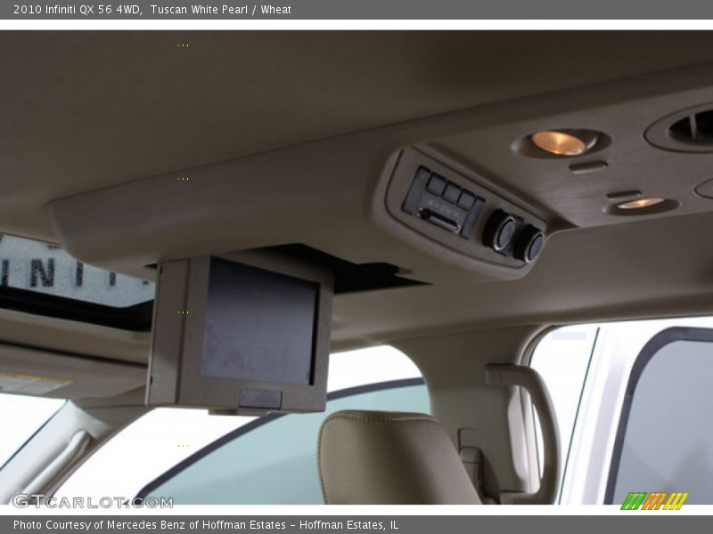Tuscan White Pearl / Wheat 2010 Infiniti QX 56 4WD