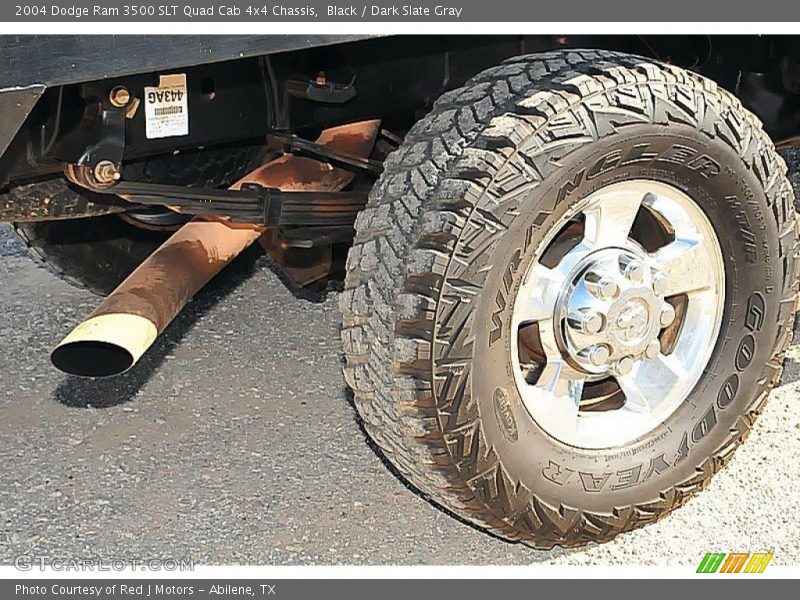 Black / Dark Slate Gray 2004 Dodge Ram 3500 SLT Quad Cab 4x4 Chassis