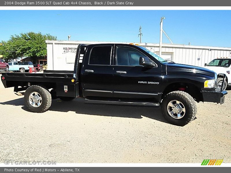 Black / Dark Slate Gray 2004 Dodge Ram 3500 SLT Quad Cab 4x4 Chassis